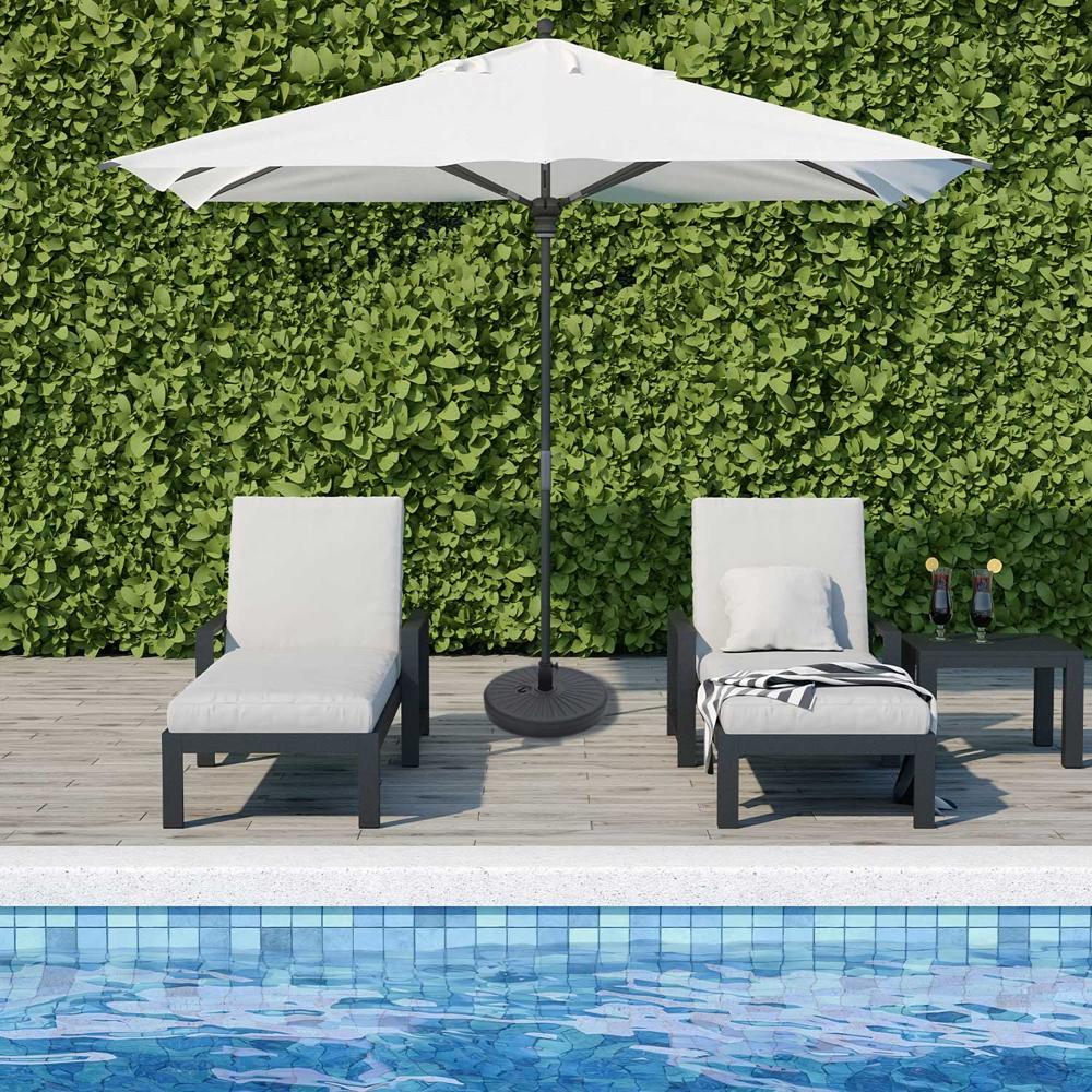 Base Redonda Para Quitasol Novahus 21 kg Negro