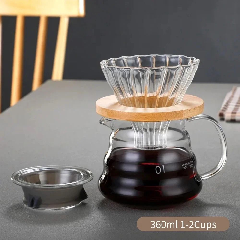 Kit cafetero Jarra de café  dripper v60 y filtro