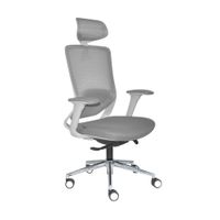 Silla Ergonómica Loop Presidente 4D Cromado Gris Ofideas