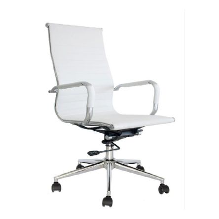 Silla De Oficina Presidente Boss Blanco mobelArt Silla De Oficina Presidente Boss Blanco mobelArt