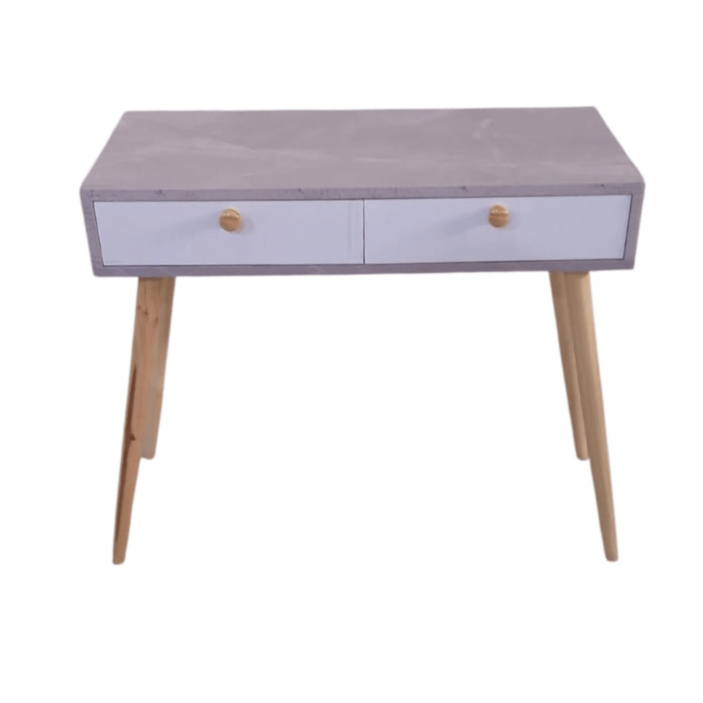 Escritorio Ibiza con cajones blancos