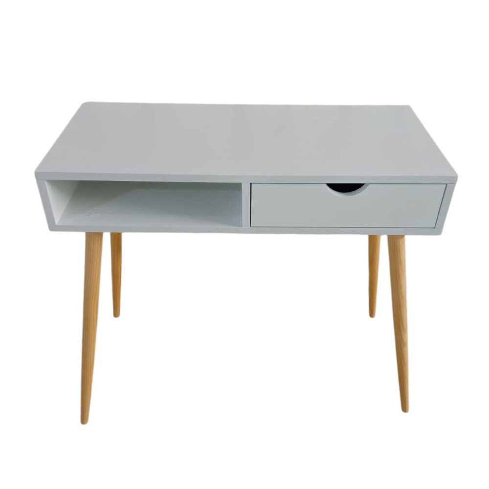 Escritorio compacto con diseño nórdico