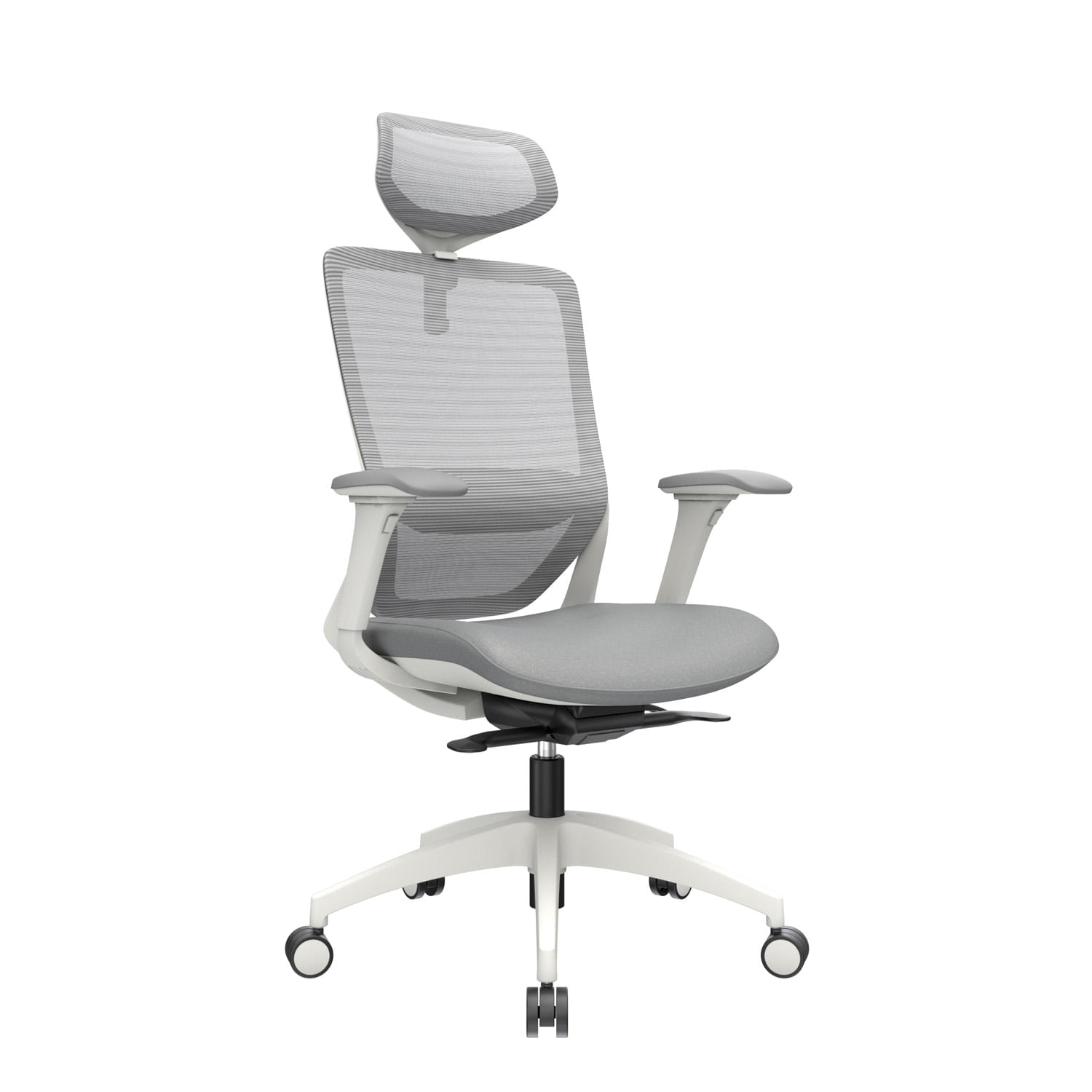Silla Ergonómica Loop Presidente 4D Nylon Gris Ofideas