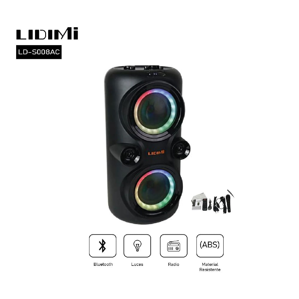 LIDIMI LD-S008AC Parlante Inalambrico Portatil 70W