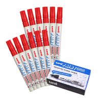 UNI PX-20 Marcador de pintura permanente Rojo Caja x 12