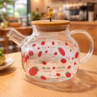 Tetera  borosilicato fresas 1000 ml