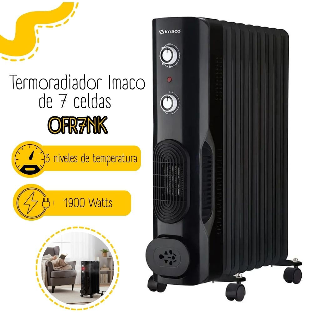 TERMORADIADOR IMACO 7 CELDAS - OFR7NK