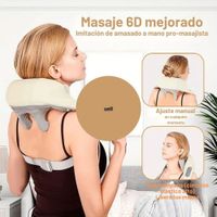 Masajeador Recargable de Espalda con Correas Ajustables