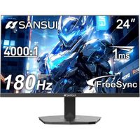 Sansui 24"" FHD 180 Hz 1 ms DP/HDMI FPS/RTS FreeSync