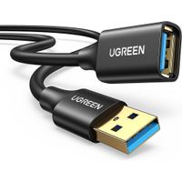 Cable Extension USB 3.0 Ugreen 150cm 28 AWG 5Gbs Macho Hembra US129 - 30126