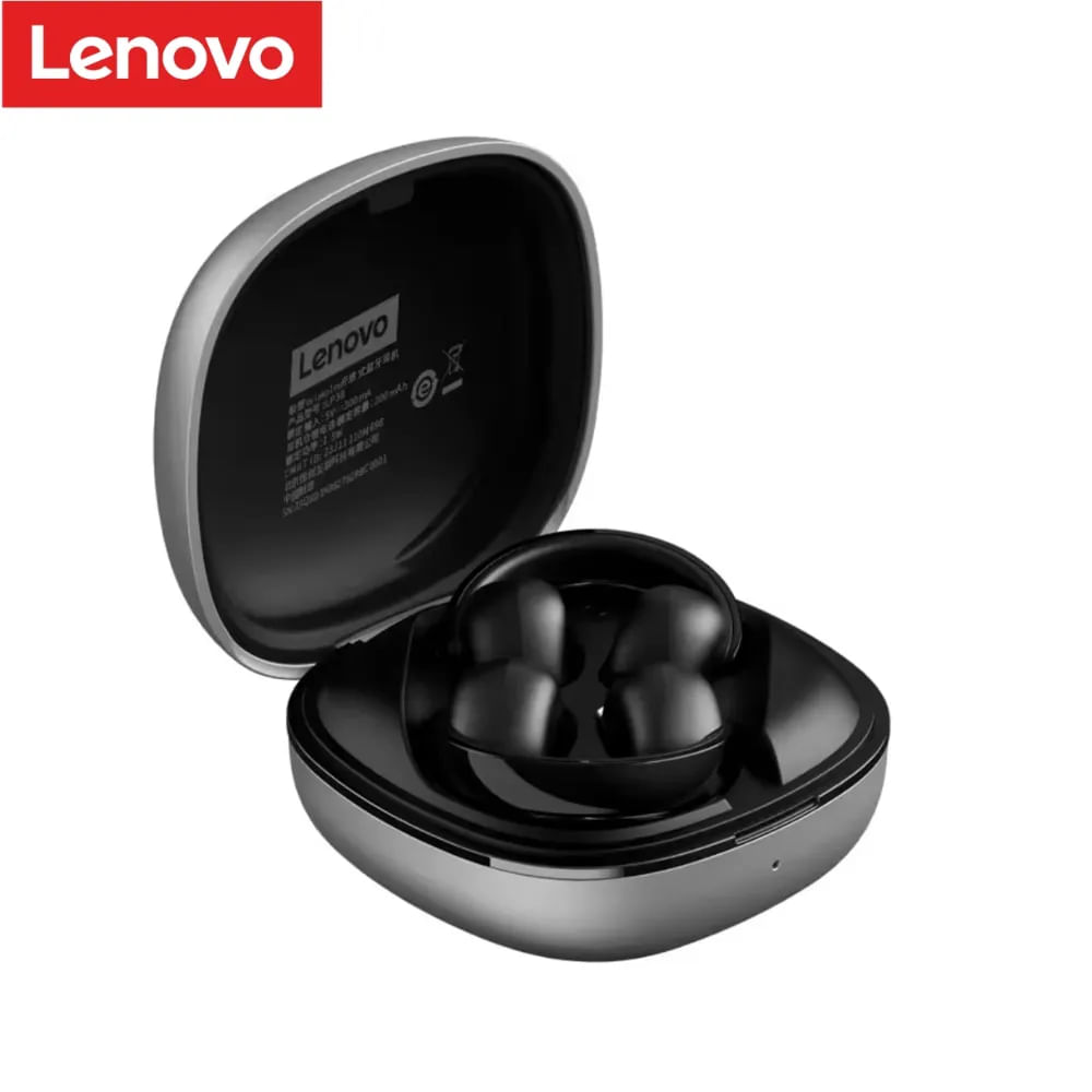 Audífono Lenovo LP38 Clip ear Gris 30h Bluetooth 5.4