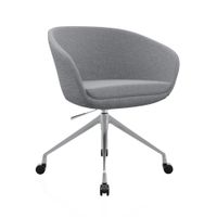 Poltrona Giratoria Bow Gris Ofideas