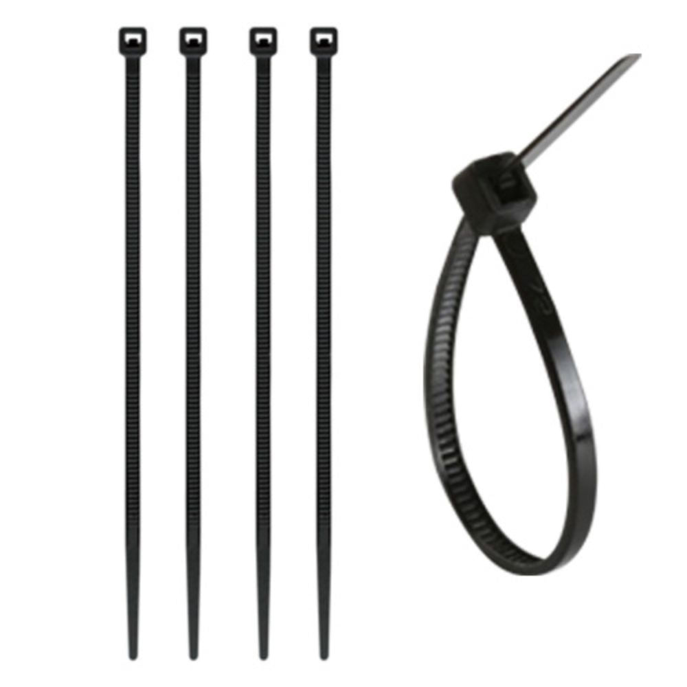 CINTILLO DE AMARRE 2.5 X 100 MM NEGRO x 100 unidades