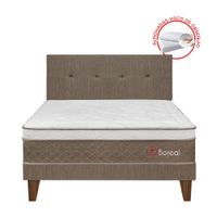 Dormitorio Europeo Boreal Pocket SS Queen + 2 Almohadas + 1 Protector