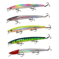 Pack 5 Señuelos Sinking 16g 13cm Pesca Spinning