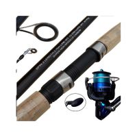 Equipo de Pesca con Caña 2.70m Carbono Carrete 6000