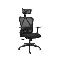 Silla Ergonómica Mark Presidente Negro  Ofideas