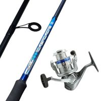 Equipo De Pesca Caña 2.70 m Carrete 5500 con Nylon