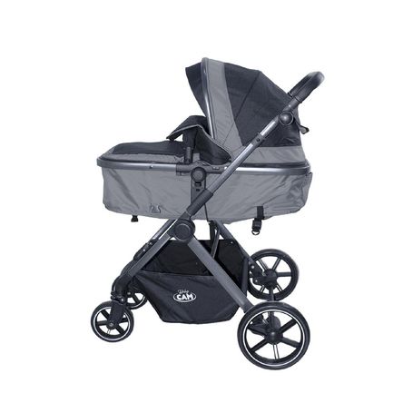 Coche moisés londres baby cam gris