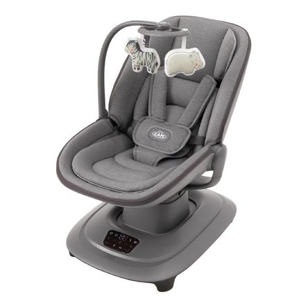 Mecedora eléctrica táctil Rocking Chair Baby Cam gris oscuro Mecedora eléctrica táctil Rocking Chair Baby Cam gris oscuro