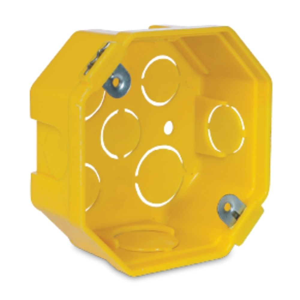 Caja Octogonal Matusita Tigre PVC-U Amarilla