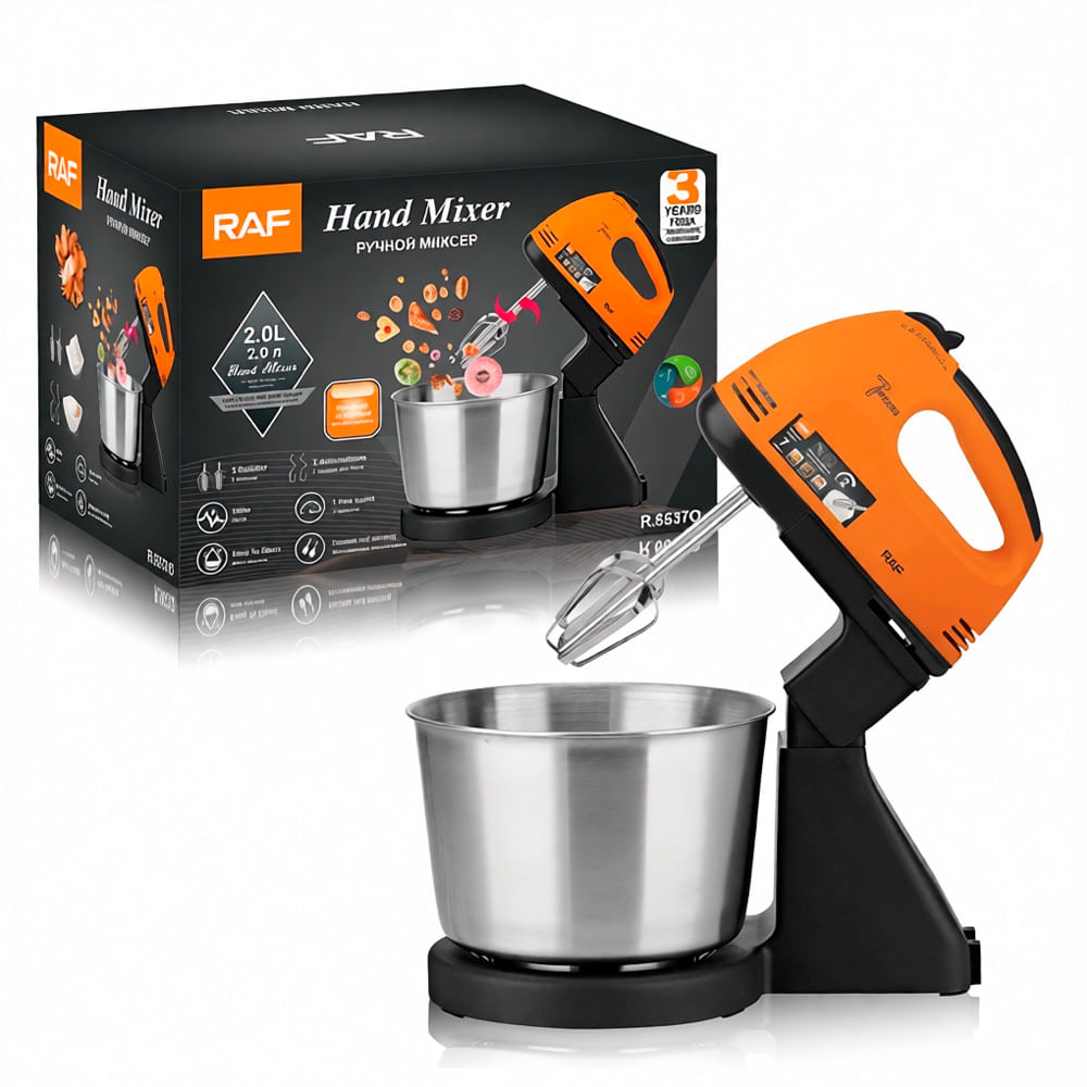 Batidora De Mano - Pedestal Raf R.6637 2 Litros 7  Velocidades