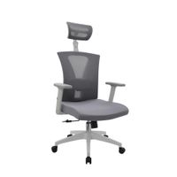 Silla Ergonómica Niza Presidente Gris Nylon Ofideas