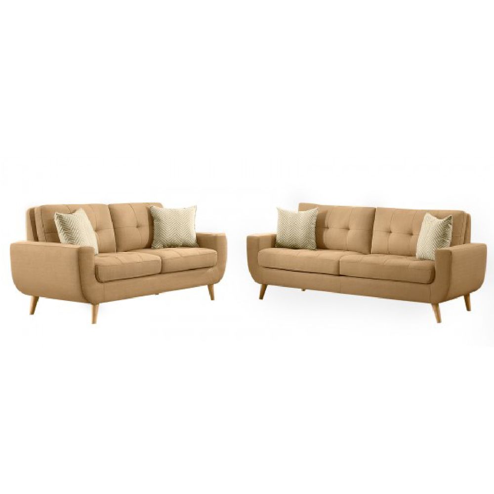 Juego de Sala Vintage 3 2 Kayruth Beige Juego de Sala Vintage 3 2 Kayruth Beige