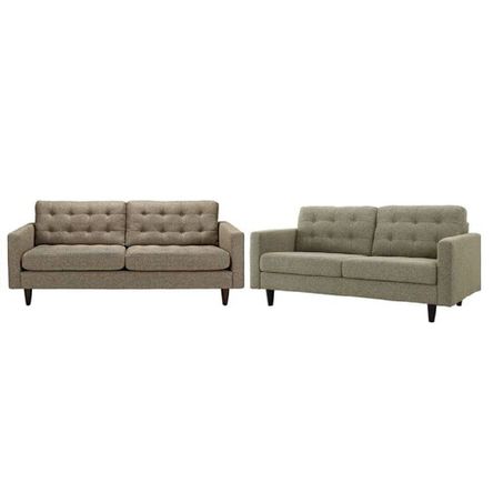 Juego de Sala 3 2 Lisanne Marrón