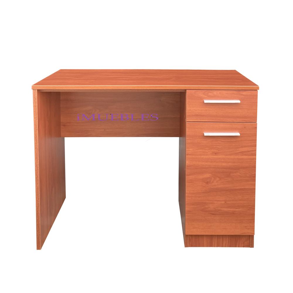 Escritorio de 1Metro Moderno y Funcional color Cedro - TEMEL