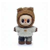 Ropa para Muñeco Labubu Estilo Osito - Suave y Adorable