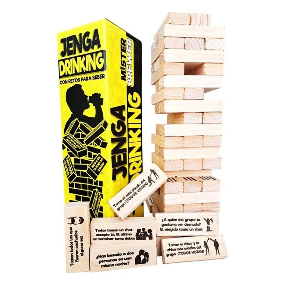 Jenga Drink juegos Para Beber jenga Con Retos Mr Brewer