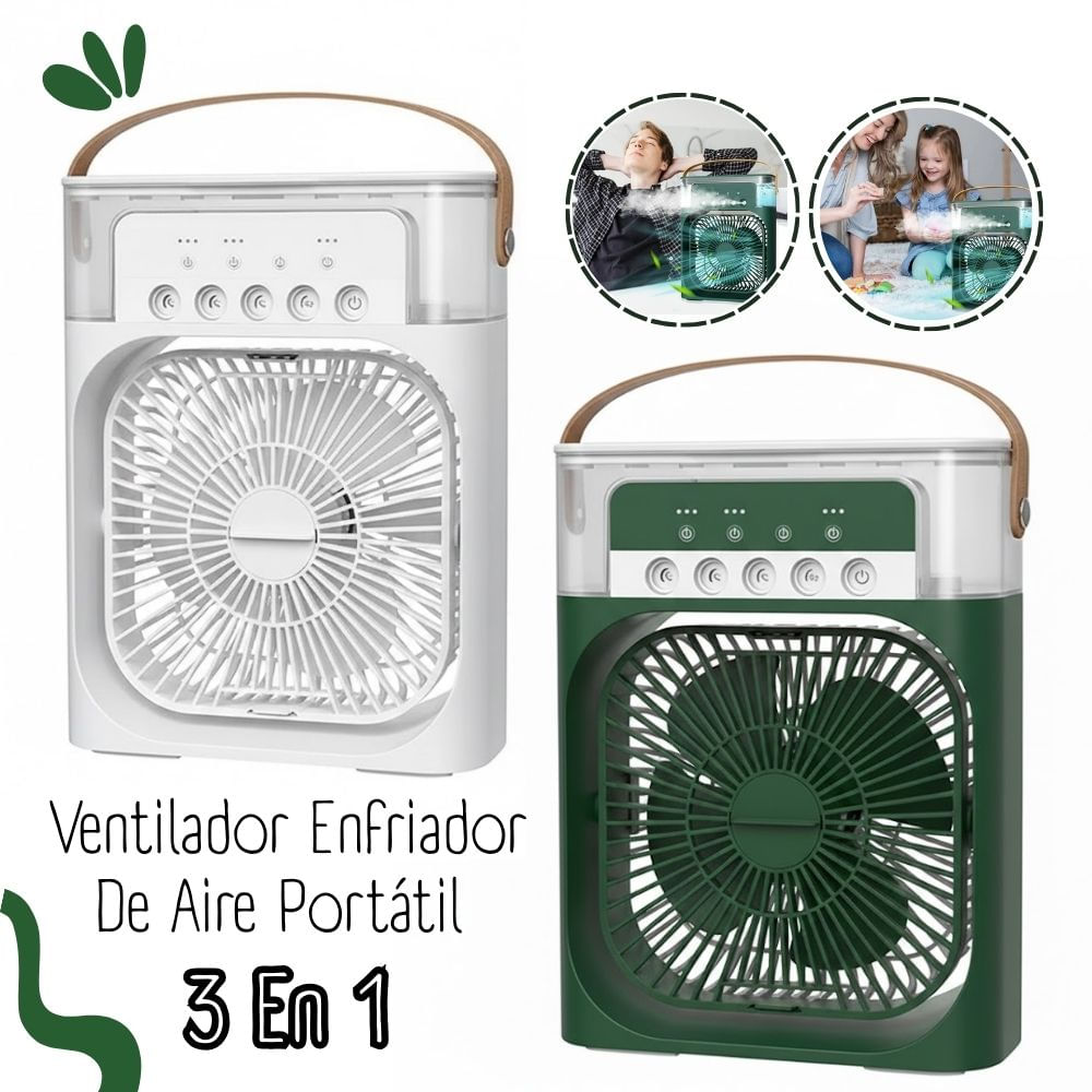 VENTILADOR ENFRIADOR DE AIRE PORTÁTIL 3 EN 1