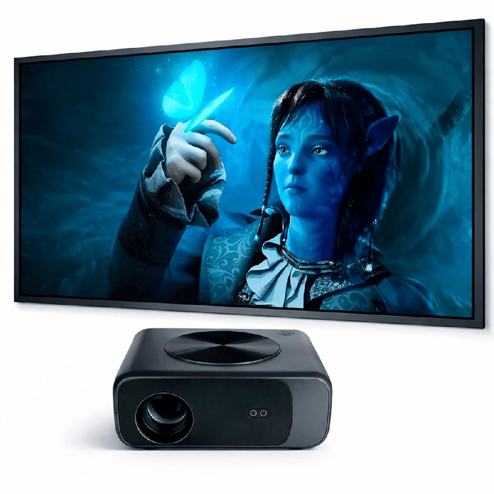 Proyector Smart Full HD Owlenz SD550 Enfoque Automático Más Ecran120 Pulgadas Plomo