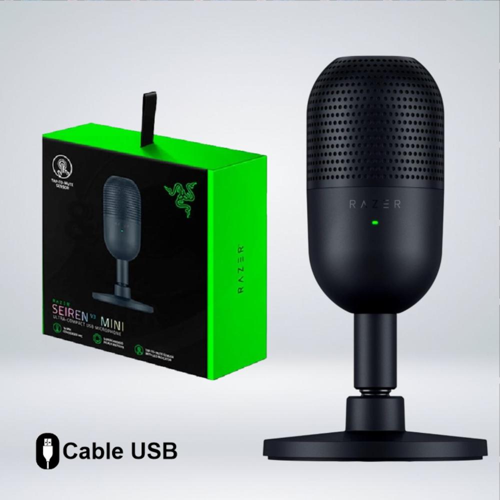 MICROFONO RAZER SEIREN V3 MINI SENSOR MUTE SUPREME RUIDO