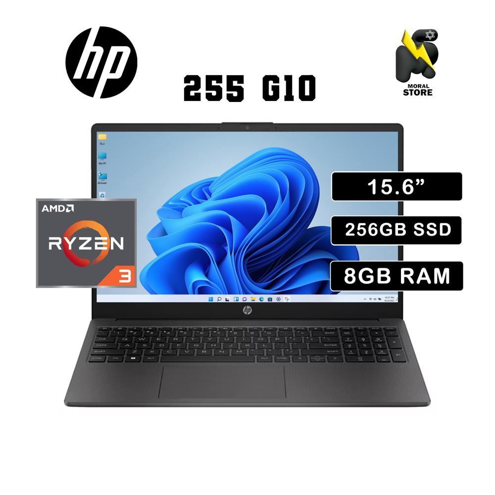 LAPTOP HP 255 G10  AMD RYZEN 3 7320U    256 GB SSD  8GB  RAM 15.6 HD