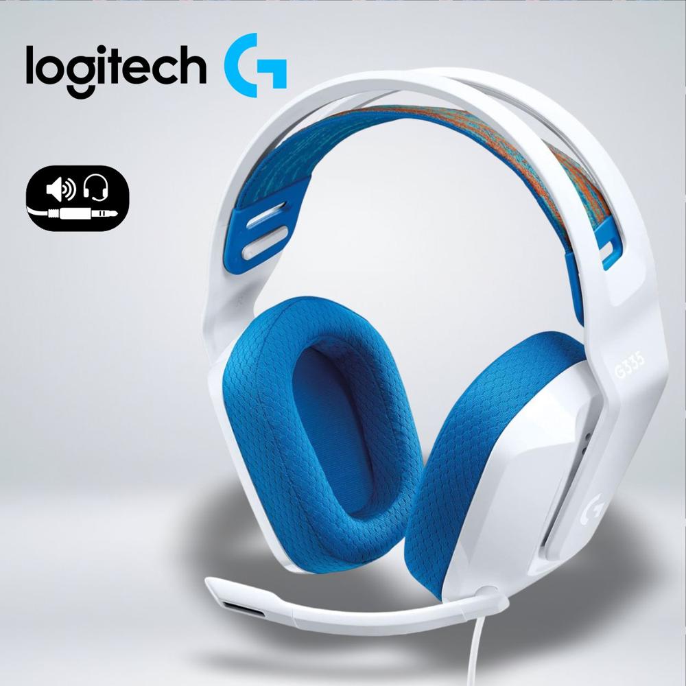 AUDIFONO GAMER G335 MAGNIFICO SONIDO BLANCO MULTIPLAFORMA PC PS NSWITCH XBOX SPHONE