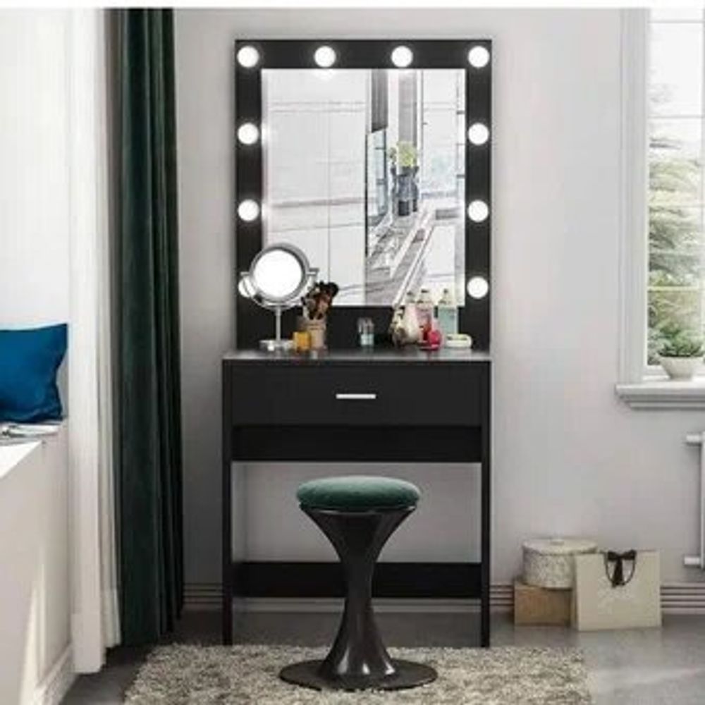 Tocador Clarissa La Casa del Mueblero Negro Tocador Clarissa La Casa del Mueblero Negro