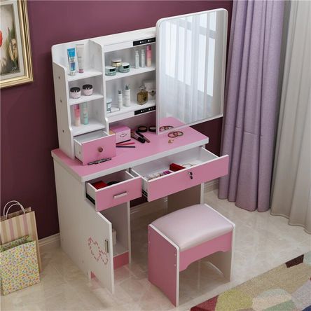 Tocador Alexia La Casa del Mueblero Rosado