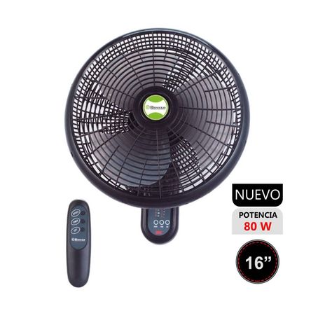 Ventilador de Pared Control Remoto Bossko BK-8210 Ventilador de Pared Control Remoto Bossko BK-8210