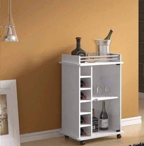 Bar Botellero La Casa del Mueblero Blanco