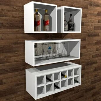 Bar Flotante Arlier La Casa del Mueblero Blanco