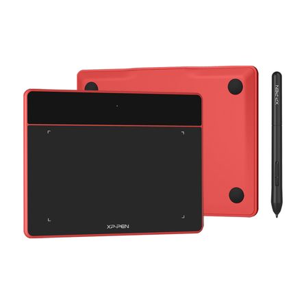 Tableta Gráfica XPPen Deco Fun Small Negro Tableta Gráfica XPPen Deco Fun Small Rojo