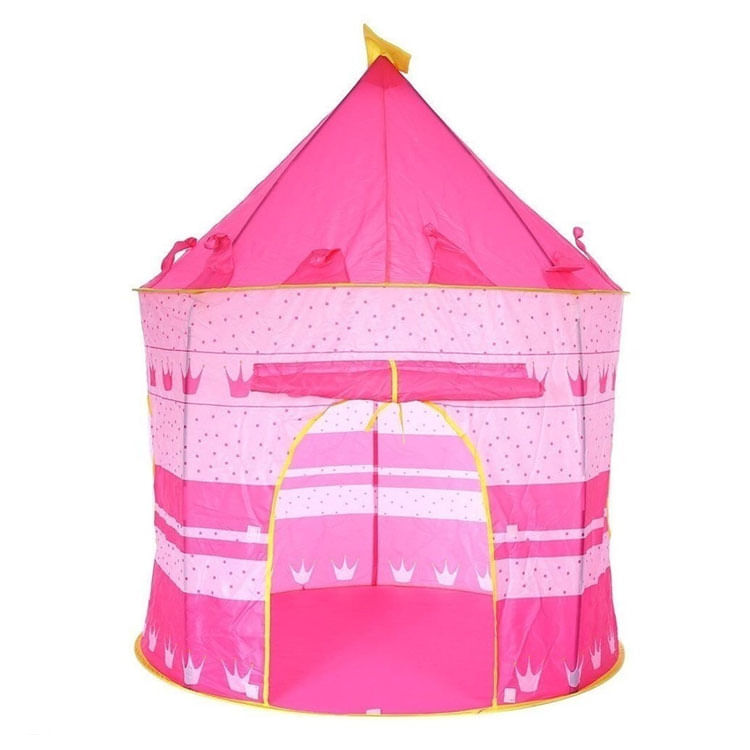 Carpa Castillo Princesa Armable para Niña Rosado