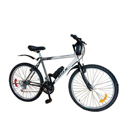 Bicicleta Box Bike Clasica Aro 26 Plomo con Plata Bicicleta Box Bike Clasica Aro 26 Plomo con Plata