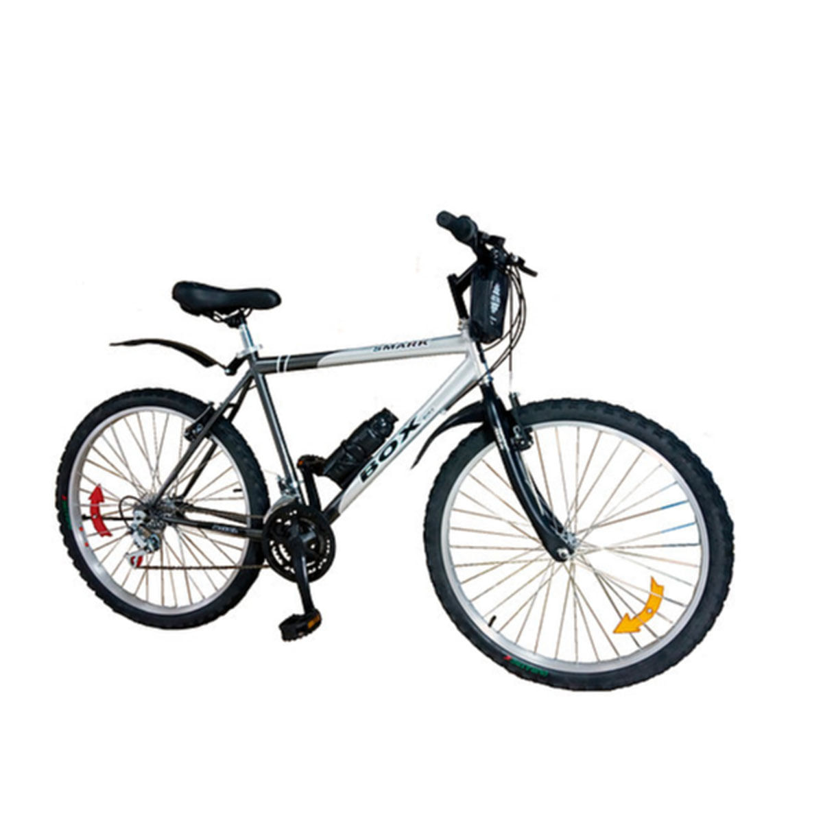 Bicicleta Box Bike Clasica Aro 26 Plomo con Plata