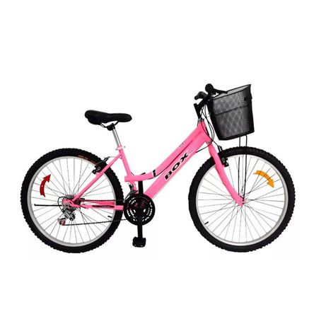 Bicicleta Box Bike Venus Mtb de Dama  26 Rosado Bicicleta Box Bike Venus Mtb de Dama  26 Blanco Aros Rosado