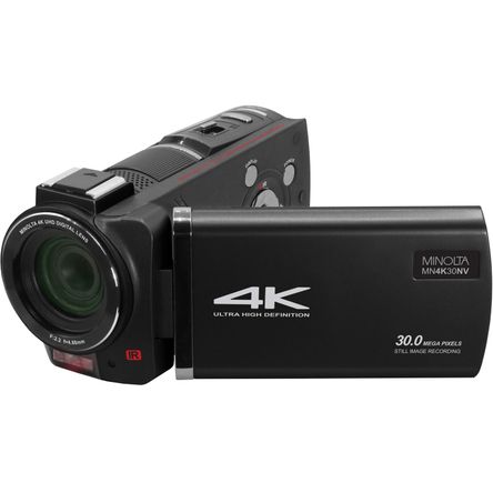 Cámara de Video de Visión Nocturna Infrarroja Uhd 4K Minolta Mn4K30Nv Negro 1732592-REG Cámara de Video de Visión Nocturna Infrarroja Uhd 4K Minolta Mn4K30Nv Negro 1732592-REG
