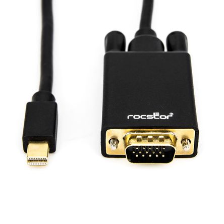 Cable Rocstor Mini Displayport a Vga Macho 6 Pies 1361251-REG Cable Rocstor Mini Displayport a Vga Macho 6 Pies 1361251-REG