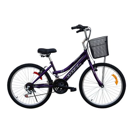 Bicicleta Box Campera Aro 24 - Morado